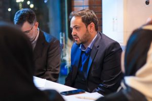 جلسه آقای دکتر علی زند وکیلی قائم مقام و مشاور معاون توسعه کارآفرینی و اشتغال وزارت تعاون